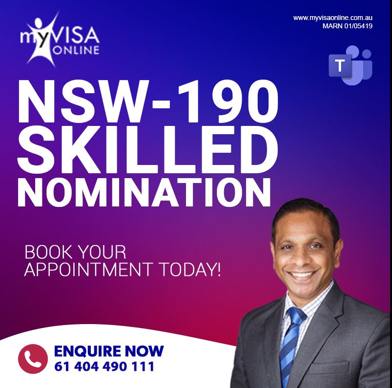 NSW Skilled Nominated Visa Subclass 190 – HOME