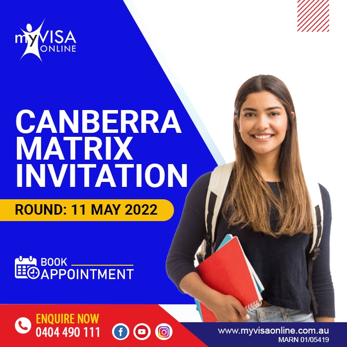 Canberra Matrix Invitation Round 11 May 2022 HOME